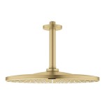 Κεφαλή ντους οροφής 31x31 από ABS 1 ροής 310, με βραχίονα 14,2cm, Brushed Cool Sunrise, χρώμα: Χρυσό επιφάνεια: Βουρτσισμένη Κεφαλές ντους