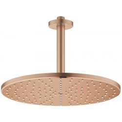 Shower head Ceiling-mounted 31x31 material: ABS, style: 1 spray, color: Pink Gold surface: Brushed Overhead showers