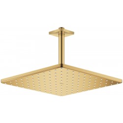 Shower head Ceiling-mounted 31x31 material: Brass, style: 1 spray, color: Gold surface: Glossy Overhead showers
