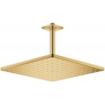 Κεφαλή ντους οροφής 31x31 από ορείχαλκο 1 ροής 310, με βραχίονα 14,2cm, Cool Sunrise, χρώμα: Χρυσό επιφάνεια: Γυαλιστερή Κεφαλές ντους