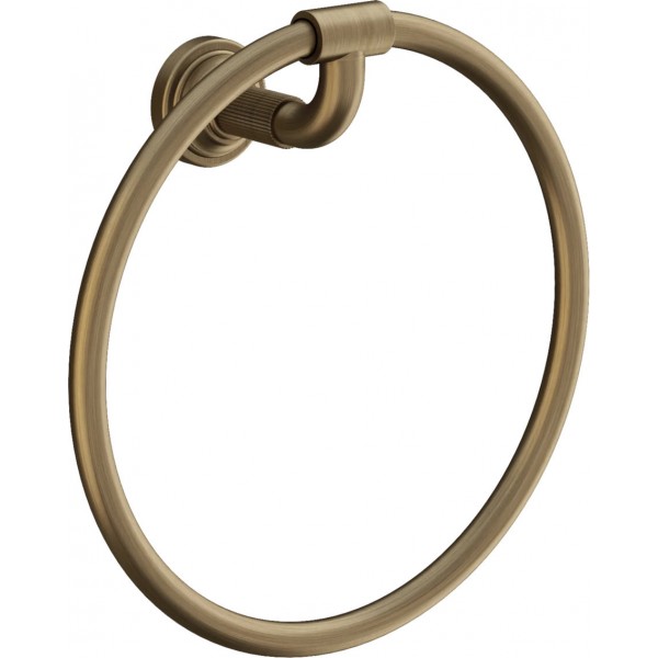 Towel ring closed material: Brass, color: Bronze surface: Brushed Towel ring closed material: Brass, color: Bronze surface: Brushed Towel rings