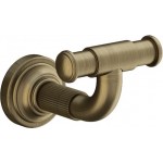 Hook double Flat wall mounted material: Brass, color: Bronze surface: Brushed Hook double Flat wall mounted material: Brass, color: Bronze surface: Brushed Hooks
