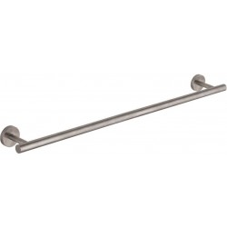 Πετσετοθήκη 66cm (60cm) σταθερή από inox μονή, χρώμα: Χρωμέ επιφάνεια: Βουρτσισμένη Πετσετοθήκες