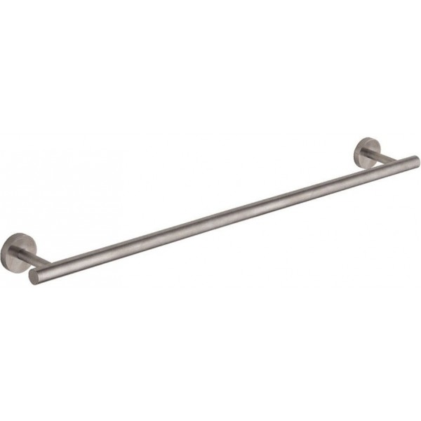 Πετσετοθήκη 66cm (60cm) σταθερή από inox μονή, χρώμα: Χρωμέ επιφάνεια: Βουρτσισμένη Πετσετοθήκες