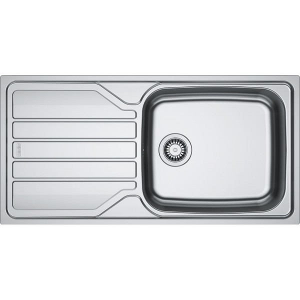Sink Stainless (Steel) 100x50 material: Inox surface: Matt left / right nested 1 bowl, color: Chrome Stainless steel
