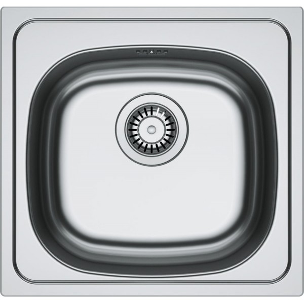 Sink Stainless (Steel) 45,5x43,5 material: Inox surface: Matt free nested 1 bowl, color: Chrome Stainless steel Sink Stainless (Steel) 45,5x43,5 material: Inox surface: Matt free nested 1 bowl, color: Chrome Stainless steel
