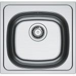 Sink Stainless (Steel) 45,5x43,5 material: Inox surface: Matt free nested 1 bowl, color: Chrome Stainless steel