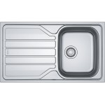 Sink Stainless (Steel) 78x50 material: Inox surface: Matt free nested 1 bowl, color: Chrome Stainless steel