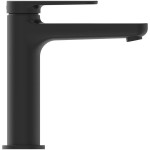 Wash basin tap Deck-mounted material: Brass mixer Without waste Μ size Η16,7cm, CoolStart Matt Black, color: Black surface: Matt Deck-mounted Wash basin tap Deck-mounted material: Brass mixer Without waste Μ size Η16,7cm, CoolStart Matt Black, color: Black surface: Matt Deck-mounted