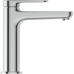 Wash basin tap Deck-mounted material: Brass mixer With pop-up waste set Μ size, color: Chrome surface: Glossy Deck-mounted