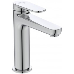 Wash basin tap Deck-mounted material: Brass mixer With pop-up waste set Μ size, color: Chrome surface: Glossy