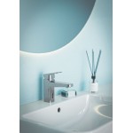 Wash basin tap Deck-mounted electronic material: Brass With pop-up waste set Μ size, color: Chrome surface: Glossy Deck-mounted Wash basin tap Deck-mounted electronic material: Brass With pop-up waste set Μ size, color: Chrome surface: Glossy Deck-mounted