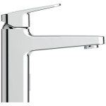 Wash basin tap Deck-mounted electronic material: Brass With pop-up waste set Μ size, color: Chrome surface: Glossy Deck-mounted Wash basin tap Deck-mounted electronic material: Brass With pop-up waste set Μ size, color: Chrome surface: Glossy Deck-mounted