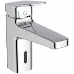 Wash basin tap Deck-mounted electronic material: Brass With pop-up waste set Μ size, color: Chrome surface: Glossy Deck-mounted Wash basin tap Deck-mounted electronic material: Brass With pop-up waste set Μ size, color: Chrome surface: Glossy Deck-mounted