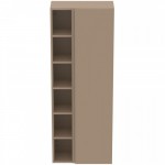 Column cabinet 60x120x160 material: Lacquer Greige Matt, color: Grey/Beige Columns