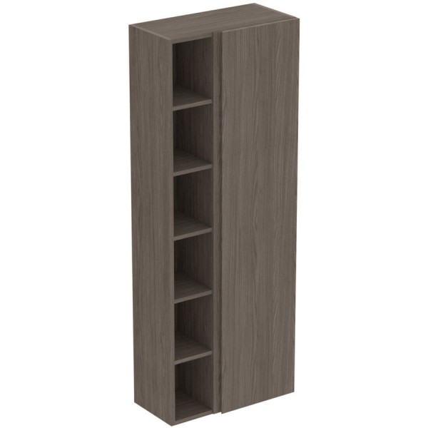 Column cabinet 60x30x160 material: Wood composite, color: Walnut wood Columns