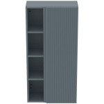 Στήλη επίπλου μπάνιου 60x30x120 από λάκα Ribbed Matt ashblue, χρώμα: Γκρι Στήλες επίπλου μπάνιου Στήλη επίπλου μπάνιου 60x30x120 από λάκα Ribbed Matt ashblue, χρώμα: Γκρι Στήλες επίπλου μπάνιου