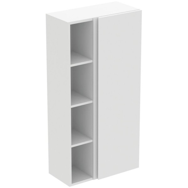 Στήλη επίπλου μπάνιου 60x30x120 από λάκα Matt white, χρώμα: Λευκό Στήλες επίπλου μπάνιου Στήλη επίπλου μπάνιου 60x30x120 από λάκα Matt white, χρώμα: Λευκό Στήλες επίπλου μπάνιου