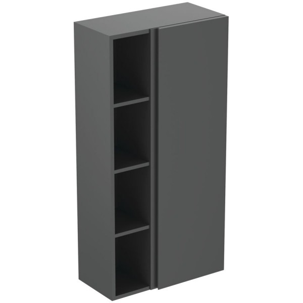 Column cabinet 60x30x120 material: Lacquer, color: Dark Grey