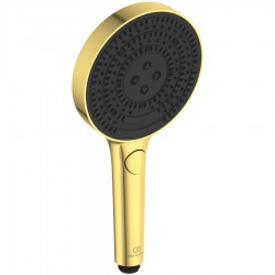 Shower head 3 jets, color: Gold surface: Brushed Hand showers