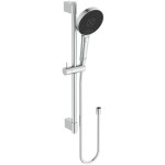Shower slider rail 60cm material: Brass with hand shower & hose, color: Chrome surface: Glossy Shower slider rails Shower slider rail 60cm material: Brass with hand shower & hose, color: Chrome surface: Glossy Shower slider rails