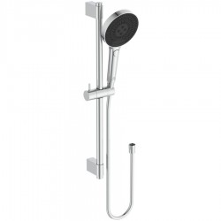 Shower slider rail 60cm material: Brass with hand shower & hose, color: Chrome surface: Glossy Shower slider rails