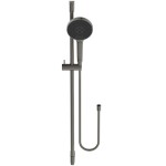Shower slider rail 90cm material: Brass with hand shower & hose, color: Grey surface: Brushed Shower slider rails Shower slider rail 90cm material: Brass with hand shower & hose, color: Grey surface: Brushed Shower slider rails