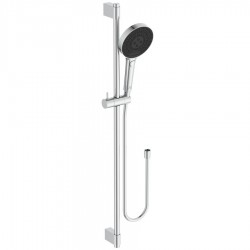 Shower slider rail 90cm material: Brass with hand shower & hose, color: Chrome surface: Glossy Shower slider rails