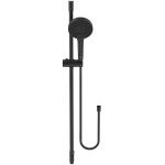 Shower slider rail 90cm material: Brass with hand shower & hose, color: Black surface: Matt Shower slider rails Shower slider rail 90cm material: Brass with hand shower & hose, color: Black surface: Matt Shower slider rails