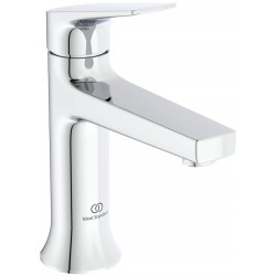 Wash basin tap Deck-mounted material: Brass mixer Without waste Μ size, color: Chrome surface: Glossy Deck-mounted