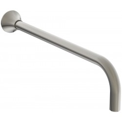 Arm 39cm Wall-mounted material: Brass, color: Chrome surface: Brushed Shower arms