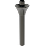 Arm 18cm Ceiling-mounted material: Brass, color: Grey surface: Brushed Shower arms