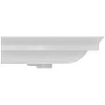 Washbasin for furniture 86x47 material: Porcelain With overflow Without hole, color: White surface: Glossy Furniture basins