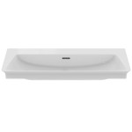 Washbasin for furniture 86x47 material: Porcelain With overflow Without hole, color: White surface: Glossy Furniture basins