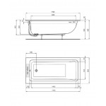 Μπανιέρα ορθογώνια 170x80 από ακρυλικό white glossy, χρώμα: Λευκό χωρίς λαβές επιφάνεια: Γυαλιστερή Ορθογώνιες Μπανιέρα ορθογώνια 170x80 από ακρυλικό white glossy, χρώμα: Λευκό χωρίς λαβές επιφάνεια: Γυαλιστερή Ορθογώνιες