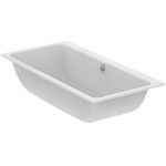 Bathtub Rectangular 200x100 material: Acrylic, color: White no grab bars surface: Glossy Rectangular