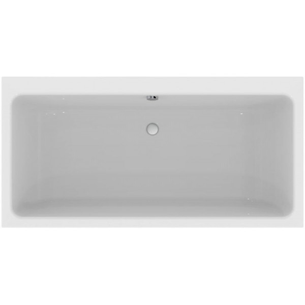 Bathtub Rectangular 200x100 material: Acrylic, color: White no grab bars surface: Glossy Rectangular