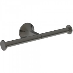 Χαρτοθήκη διπλή από ορείχαλκο Magnetic Grey, χρώμα: Γκρι επιφάνεια: Βουρτσισμένη Χαρτοθήκες