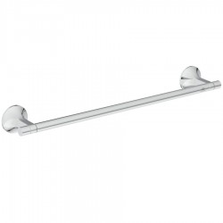 Towel 45cm Fixed material: Brass single, color: Chrome surface: Glossy Towel rails