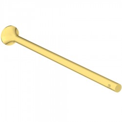 Πετσετοθήκη 43,2cm brushed gold κάθετη από ορείχαλκο μονή, χρώμα: Χρυσό επιφάνεια: Βουρτσισμένη Πετσετοθήκες