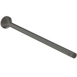 Πετσετοθήκη 43,2cm Magnetic Grey κάθετη από ορείχαλκο μονή, χρώμα: Γκρι επιφάνεια: Βουρτσισμένη Πετσετοθήκες
