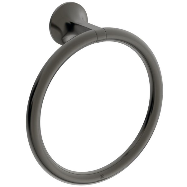 Κρίκος κλειστός από ορείχαλκο, χρώμα: Γκρι Magnetic Grey επιφάνεια: Βουρτσισμένη Κρίκος κλειστός από ορείχαλκο, χρώμα: Γκρι Magnetic Grey επιφάνεια: Βουρτσισμένη Κρίκοι