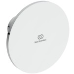 Hook Flat wall mounted material: Brass single, color: Chrome surface: Glossy Hooks