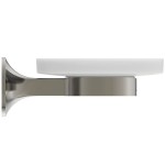 Σαπουνοθήκη από ορείχαλκο επίτοιχος τύπος Silver storm, χρώμα: Χρωμέ επιφάνεια: Βουρτσισμένη Σαπουνοθήκες