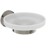 Σαπουνοθήκη από ορείχαλκο επίτοιχος τύπος Silver storm, χρώμα: Χρωμέ επιφάνεια: Βουρτσισμένη Σαπουνοθήκες