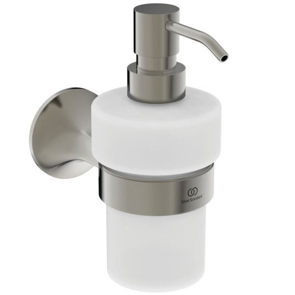 Dispenser από ορείχαλκο επίτοιχος τύπος Silver Storm, χρώμα: Χρωμέ επιφάνεια: Βουρτσισμένη Dispenser από ορείχαλκο επίτοιχος τύπος Silver Storm, χρώμα: Χρωμέ επιφάνεια: Βουρτσισμένη