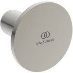 Άγκιστρο από ορείχαλκο μονό Φ5cm, Silver Storm, χρώμα: Χρωμέ επιφάνεια: Βουρτσισμένη Άγκιστρα