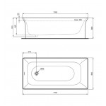 Μπανιέρα ελευθέρας τοποθέτησης 176x84 από solid surface επιφάνεια: Ματ, χρώμα: Λευκό χωρίς λαβές Ελευθέρας τοποθέτησης Μπανιέρα ελευθέρας τοποθέτησης 176x84 από solid surface επιφάνεια: Ματ, χρώμα: Λευκό χωρίς λαβές Ελευθέρας τοποθέτησης
