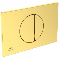 Flush wall plates for concealed cistern dual flush valve material: ABS Mechanical with string, color: Grey surface: Brushed Flush plates