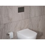 Πλακέτα εντοιχιζόμενου καζανακίου brushed gold από ABS διπλής ενέργειας μηχανικά, χρώμα: Χρυσό επιφάνεια: Βουρτσισμένη Πλακέτες